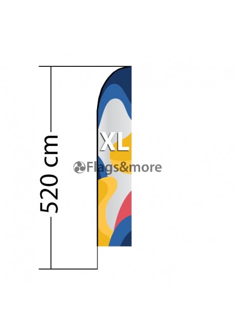 Beach flag Straight XL