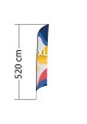 Beach flag Shark XL