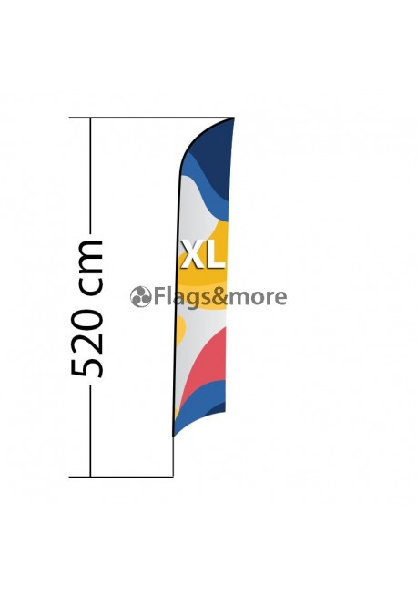 Beach flag Shark XL