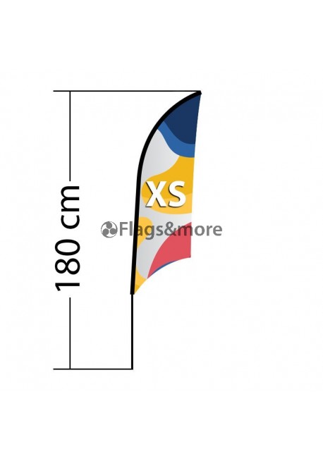 Beach flag Shark XS