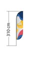 Beach flag Convex M