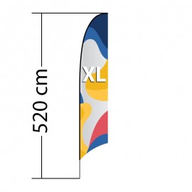 Beach flag Concave XL