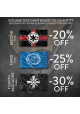 Ghost Flag Unique Print, 3x5 Ft / 90x150 cm size, EU Made