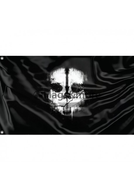 Ghost Flag Unique Print, 3x5 Ft / 90x150 cm size, EU Made