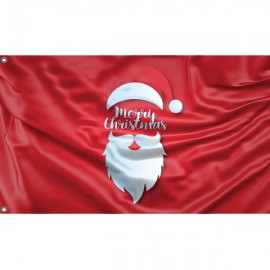 Santa Claus Flag II Unique Print, 3x5 Ft / 90x150 cm size, EU Made