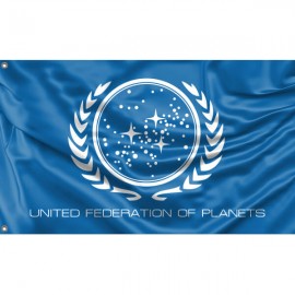 United Federation Flag Unique Print, 3x5 Ft / 90x150 cm size, EU Made