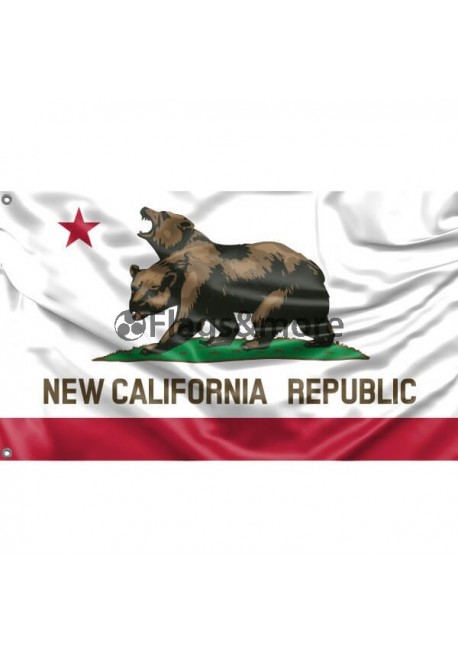 New California Republic Flag Unique Print, 3x5 Ft / 90x150 cm size, EU Made