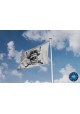 Pirate Flag III Unique Print, 3x5 Ft / 90x150 cm size, EU Made