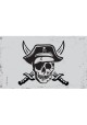 Pirate Flag III Unique Print, 3x5 Ft / 90x150 cm size, EU Made