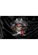 Pirate Flag IV Unique Print, 3x5 Ft / 90x150 cm size, EU Made