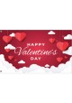 Saint Valentine's Day Flag II Unique Print, 3x5 Ft / 90x150 cm size, EU Made