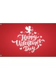 Saint Valentine's Day Flag IV Unique Print, 3x5 Ft / 90x150 cm size, EU Made