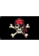 Pirate Flag VII Unique Print, 3x5 Ft / 90x150 cm size, EU Made