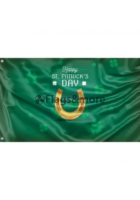 Saint Patrick's Day Flag III Unique Print, 3x5 Ft / 90x150 cm size, EU Made
