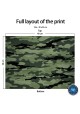 Washable Fabric Face Cover Neck Gaiter With Unique Print Camo II Design EU Made