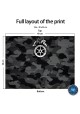 Washable Fabric Face Cover Neck Gaiter With Unique Print Teamsters Camo Design EU Made