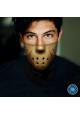 Washable Fabric Face Cover Neck Gaiter With Unique Print Jason Hockey Mask Design EU Made