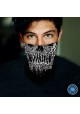 Washable Fabric Face Cover Neck Gaiter With Unique Print Hannibal Mask Design EU Made
