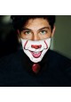 Washable Fabric Face Cover Neck Gaiter With Unique Print Pennywise Design EU Made