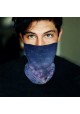 Washable Fabric Face Cover Neck Gaiter With Unique Print Galaxy Design EU Made