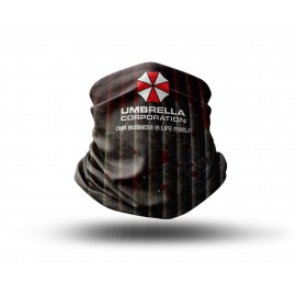 Washable Fabric Face Cover Neck Gaiter With Unique Print Umbrella Corporation Design EU Made