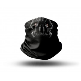 Washable Fabric Face Cover Neck Gaiter With Unique Print Bane Design EU Made