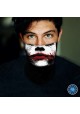 Washable Fabric Face Cover Neck Gaiter With Unique Print Joker III Design EU Made