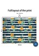 Washable Fabric Face Cover Neck Gaiter With Unique Print Artistic Flowers IV Design EU Made
