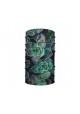 Washable Fabric Face Cover Neck Gaiter With Unique Print Succulents Flowers Design EU Made