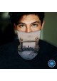 Washable Fabric Face Cover Neck Gaiter With Unique Print London Bridge Design EU Made