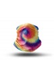 Washable Fabric Face Cover Neck Gaiter With Unique Print Colorful Hippie Style II Design EU Made