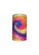 Washable Fabric Face Cover Neck Gaiter With Unique Print Colorful Hippie Style II Design EU Made