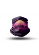 Washable Fabric Face Cover Neck Gaiter With Unique Print Cyberpunk Futuristic City Design EU Made