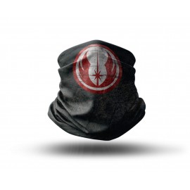 Washable Fabric Face Cover Neck Gaiter With Unique Print Jedi Order Design EU Made