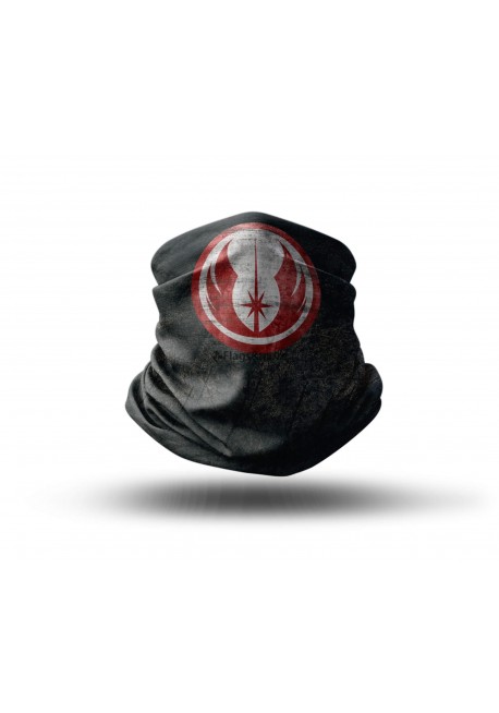 Washable Fabric Face Cover Neck Gaiter With Unique Print Jedi Order Design EU Made