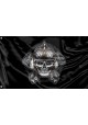 Skull Biker Flag IV Unique Print, 3x5 Ft / 90x150 cm size, EU Made