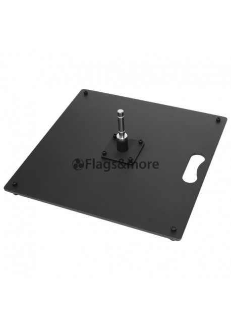 Ground plate 58 x 58 cm (20,0 kg / 44,09 lbs)